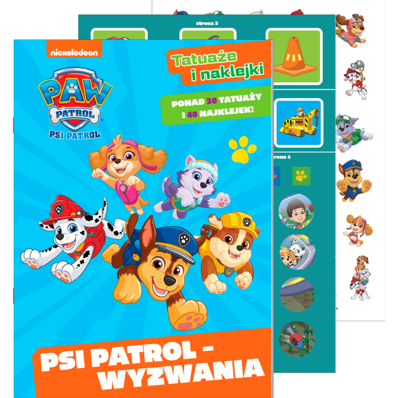 Psi Patrol Tatuaże i naklejki 1 Psi Patrol - wyzwania