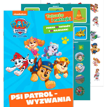 Psi Patrol Tatuaże i naklejki 1 Psi Patrol - wyzwania