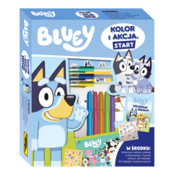 Bluey Kolor i Akcja Start - Megazestaw do kolorowania