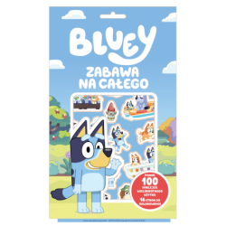 Bluey Zabawa na całego - naklejki i kolorowanki
