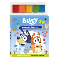 Bluey Kolorowe paluszki - malowanie palcami