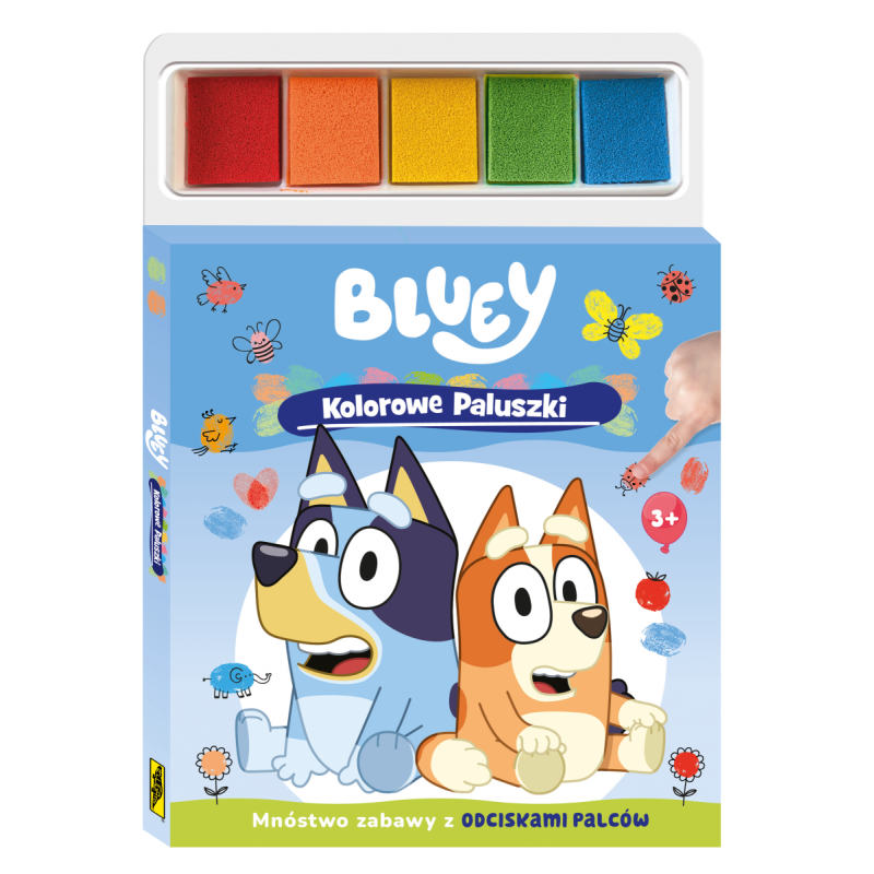 Bluey Kolorowe paluszki - malowanie palcami