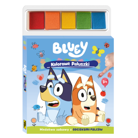 Bluey Kolorowe paluszki - malowanie palcami