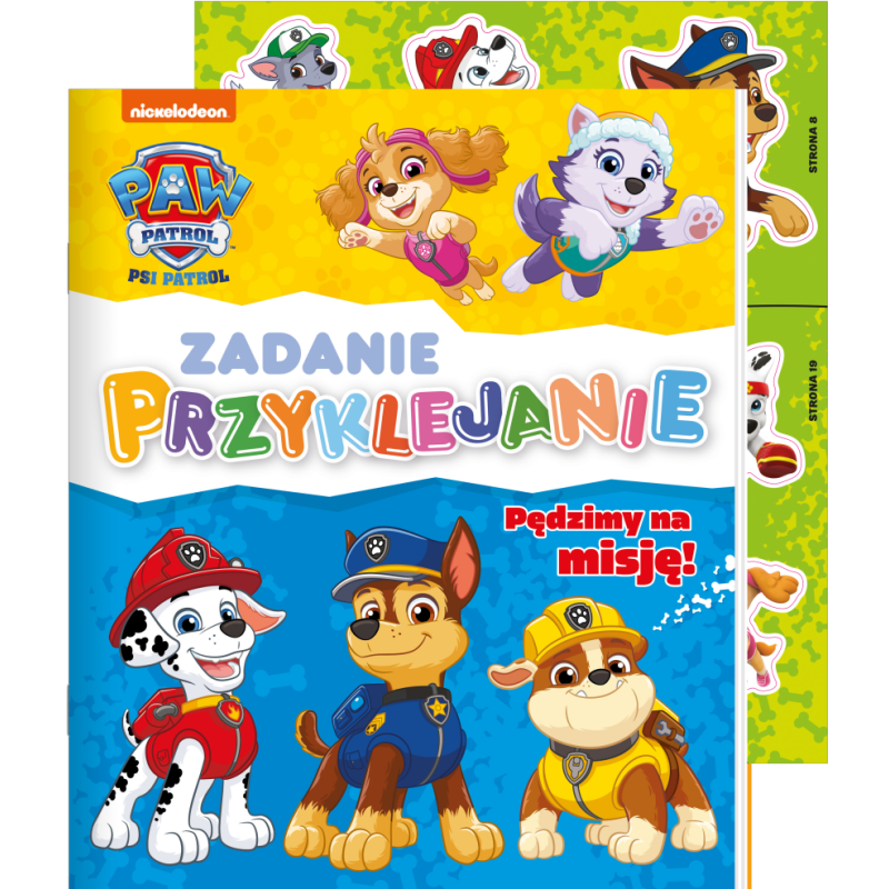Psi Patrol Zadanie Przyklejanie 8 Pędzimy na misję!