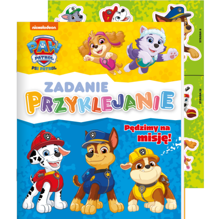 Psi Patrol Zadanie Przyklejanie 8 Pędzimy na misję!
